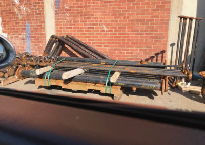 A variety of different types of Gas pipes that need to be blasted and then surface coated for a Gas field in West Australia