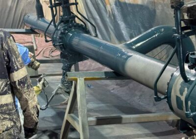 Under ground pipe project